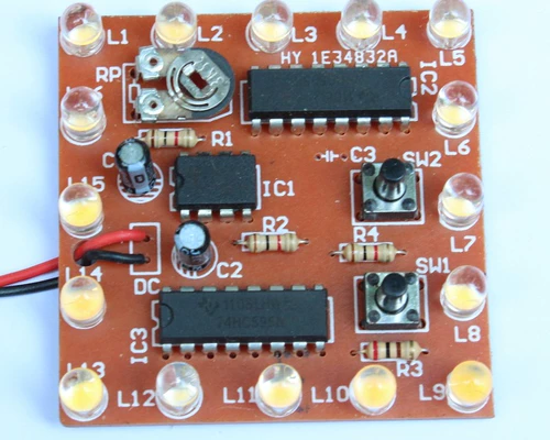 聚零 16 Низкие многополосные текущие водные светильники DIY Electronic Production Training Teach