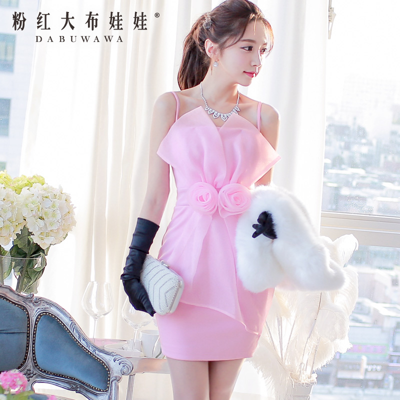 

Женское платье Big pink cloth doll d14ddr732 2015