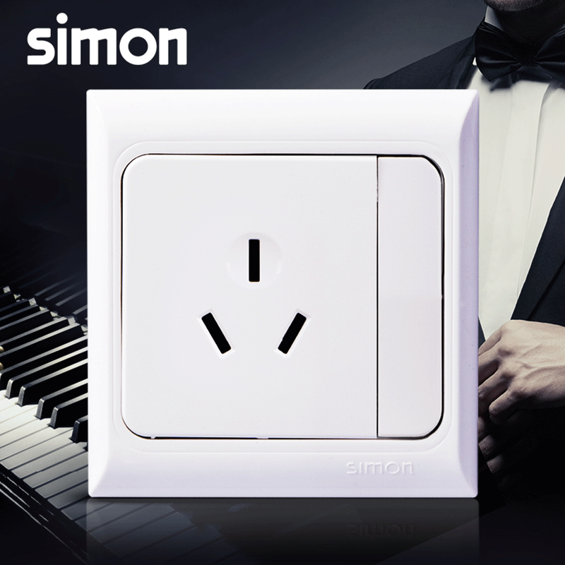 

Розетка с выключателем Simon 61 16A J60443