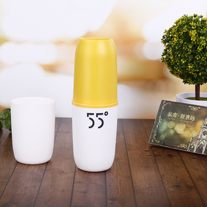 现货55度杯 保温神奇温度速调杯55℃ 水杯55°杯子恒温摇摇杯降温