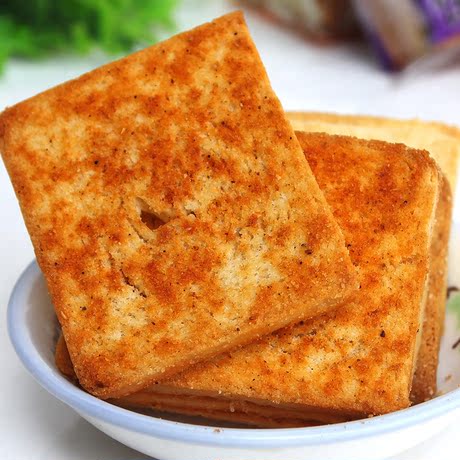 美味美早餐馍片麻辣味原味多口味500g烤馒头片独立小装4斤包邮