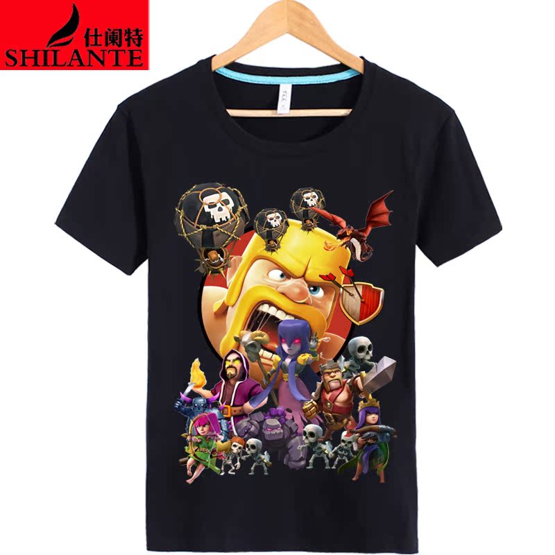 

Футболка мужская Shi/LAN hdt0139 Clash Of Clans Shirt COCT