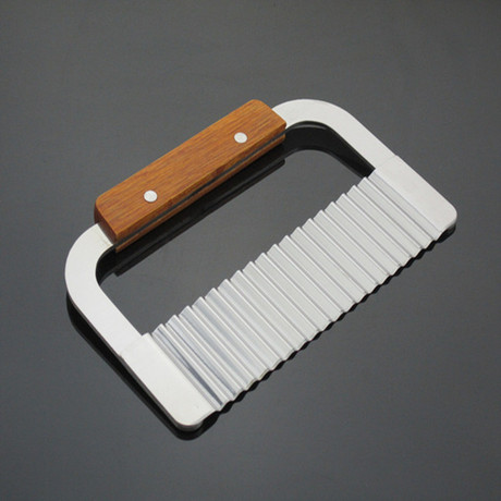 波浪刀薯片切刀不锈钢波纹刀狼牙土豆切菜器切片波纹刀