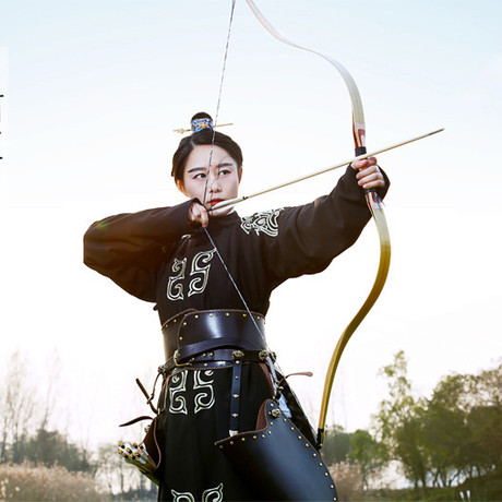 【流烟昔泠】汉服霸气男女可穿刺绣圆领袍现货-金戈