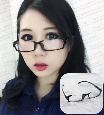 taobao agent COSPLAY daily half -frame glasses Green Marvel Wanwan Wu Xuanjin and other Swen universal giving glasses