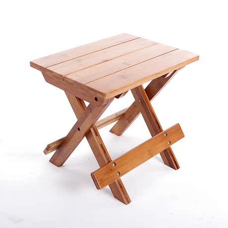 正品便携式加厚小凳子折叠凳楠竹实木户外钓鱼竹凳小马扎板凳矮凳