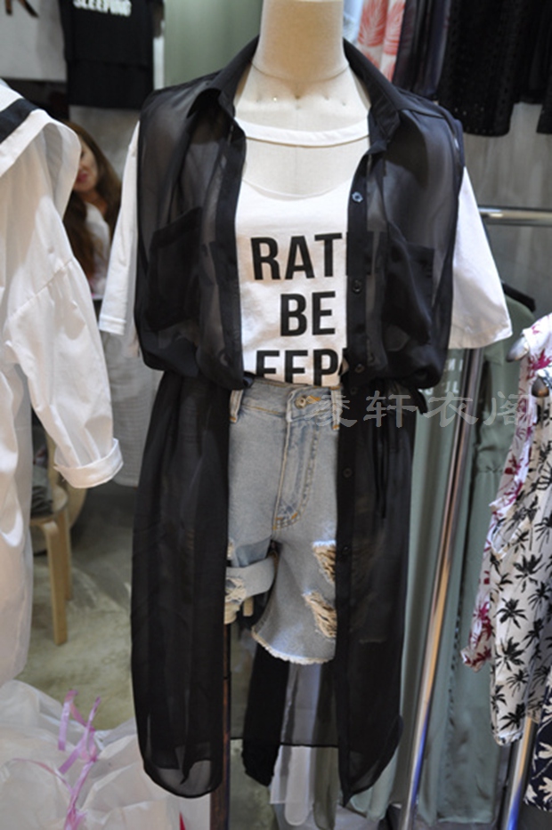 

Жилет для беременных Korea stall material object as the standard hgddm 2015 Black Jo