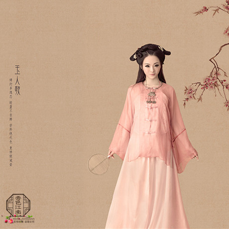 清朝民国小姐服装盘子女人坊影楼写真古装主题 玉人歌