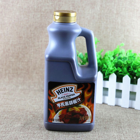 亨氏黑胡椒汁 1.9l 黑椒汁 牛排汁 kfc,必胜客御用黑胡椒酱