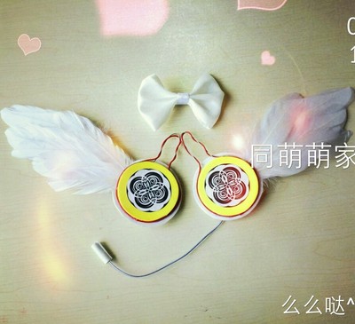 taobao agent Hatsune Miku family Magnet V+home mirror girin, Gemini headset COS prop, headwear bow