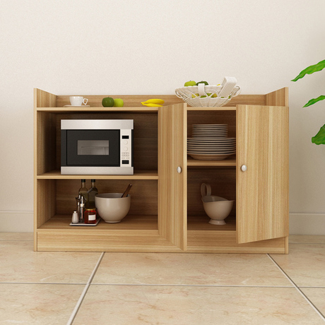 简约现代餐边柜橱柜碗柜微波炉柜简易客厅柜储物柜收纳柜厨房柜子