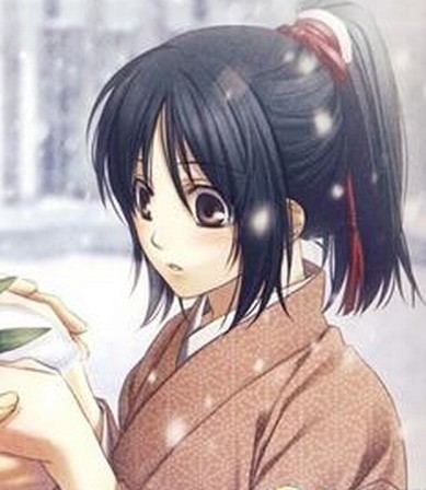 【kucos独家】薄樱鬼 雪村千鹤 本体 虎口夹 黑色 cos假发 头绳