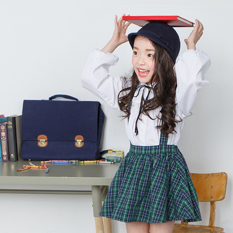 【女童套装背带裙】_儿童两件套校服图片_春秋儿童校服价格_搭配分享