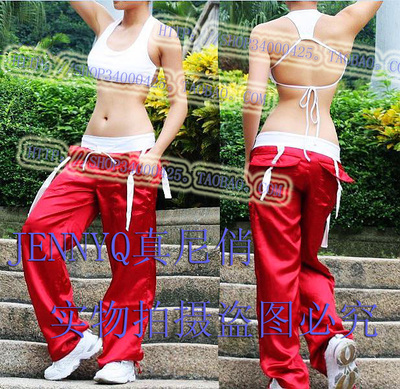 Чонг короновал новые модели!Hitpop Hip -Hop Jennyq Fitness Suit/Street Dance Service/Cross Pants/Latin