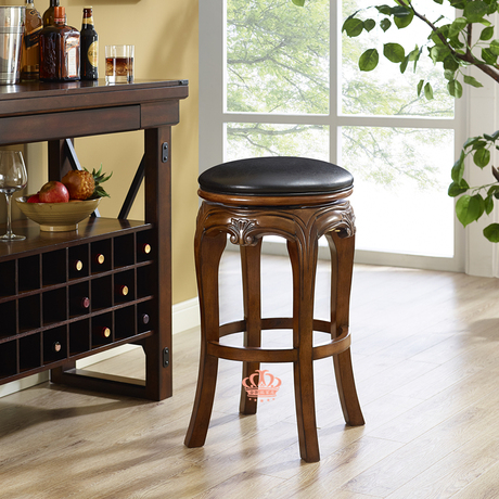 【美式实木吧椅】_高脚凳子图片_美式吧椅价格_搭配分享 - 爱逛街