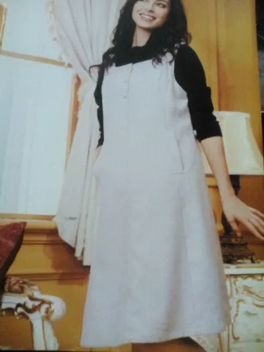 Демисезонное платье без рукавов для беременных