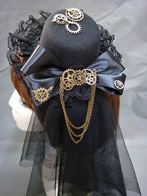 taobao agent Retro hair accessory with tassels, punk style, Lolita style, cosplay