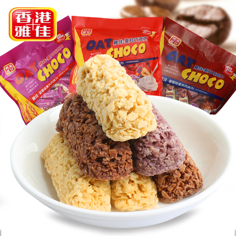 00 雅佳燕麦巧克力468g 燕麦片巧克力喜糖果批发小时候的零食