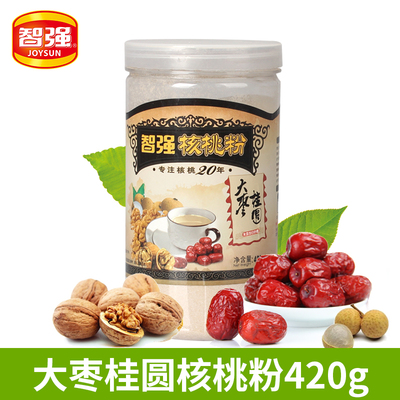 智强大枣桂圆核桃粉罐装420g 原价79元 拍下价11.9元 多数地区包邮