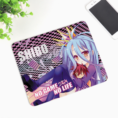 taobao agent No game no life white Japanese anime home office computer small mouse pad peripheral