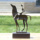 女士骑马 抽象系列铜工艺品家居装饰品铜雕塑像摆件商务礼品设计 mini 0