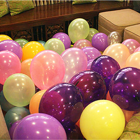 10寸珠光氢气球粉紫免邮浪漫婚房套餐创意布置结婚礼婚庆广告装饰