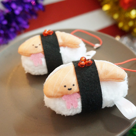 日本原单 三丽鸥 三文鱼片"kirimi酱 精细 三文鱼鱼子 寿司挂件