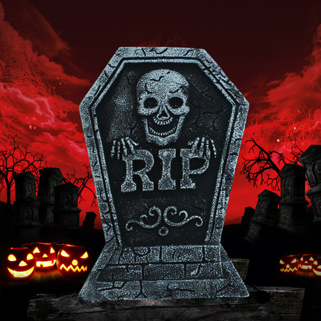 千奇坊万圣节鬼节用品酒吧布景恐怖道具万圣节骷髅墓碑多款