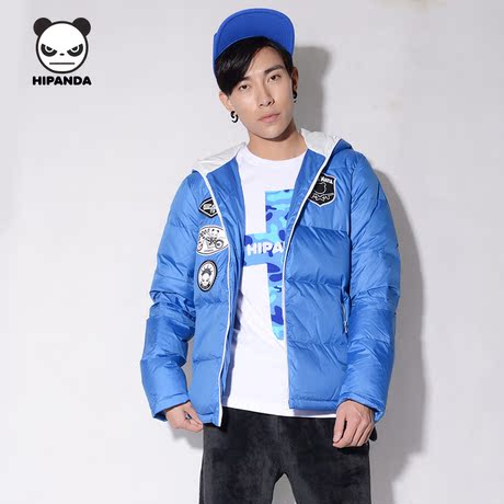 00       hipanda 你好熊猫 设计潮牌 男款 基本款 羽绒服 男装 外套