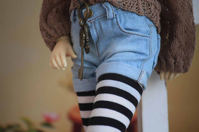 taobao agent [Endless] 1/31/4bjd baby clothes casual denim side -in shorts girl baby full set SD Alice