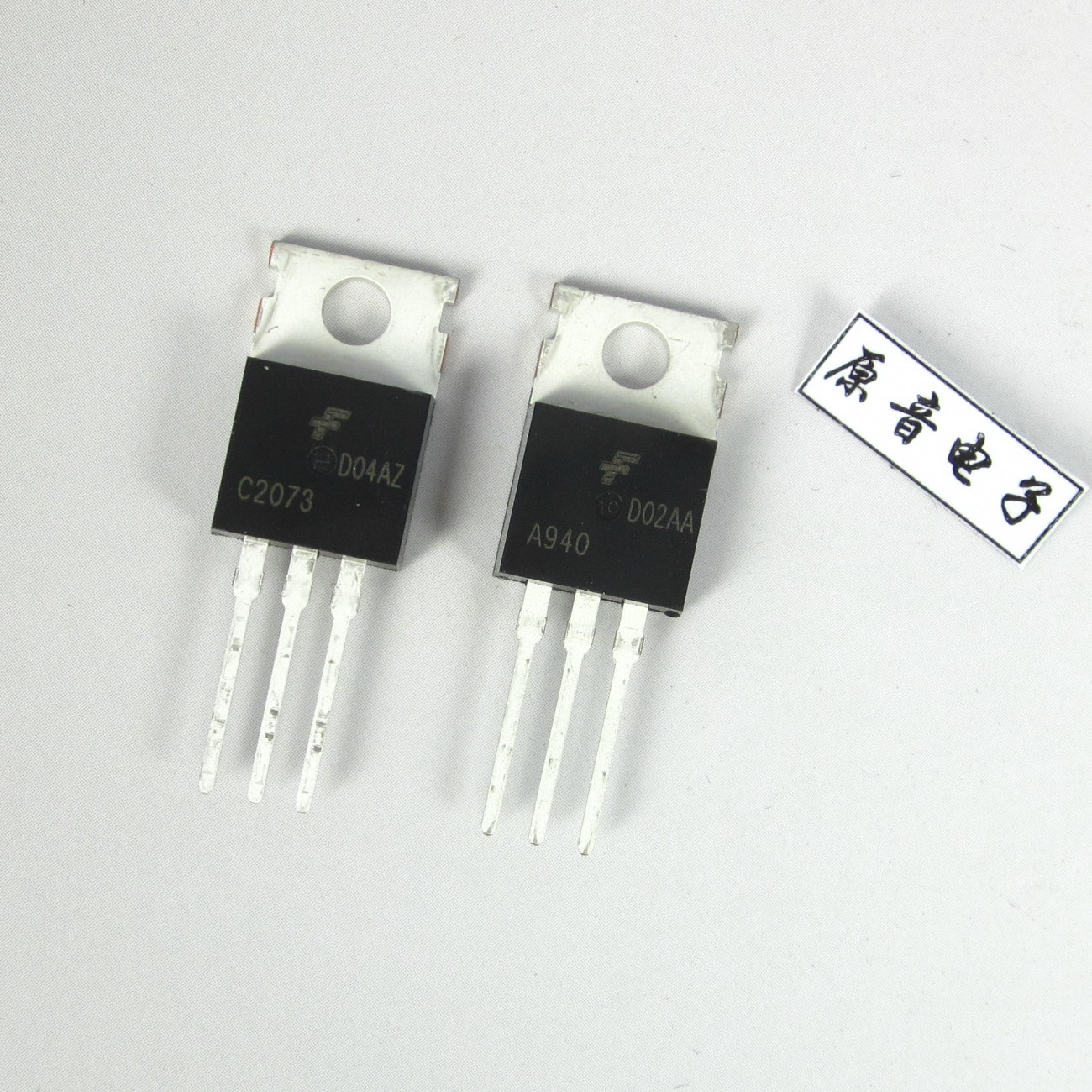 

Транзистор FCS 2SA940 2SC2073 1.5A/150V/25W NPN A940 C2073