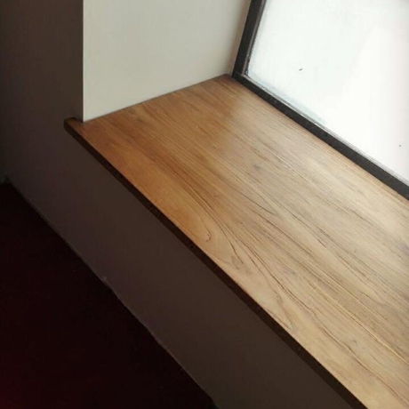 定制老榆木拐角飘窗板猫耳朵 桌面板 吧台板 台面板窗台板 隔板