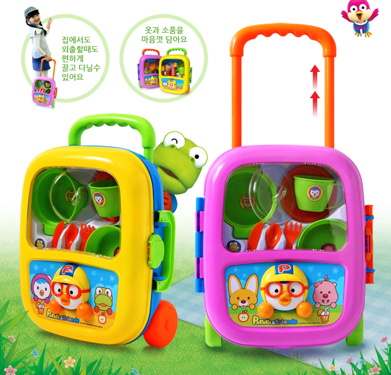 

Детский игровой набор Children's suitcase picnic tableware