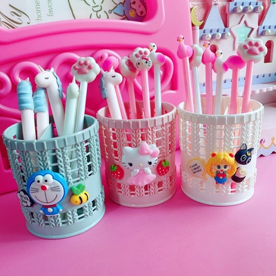 taobao agent Cartoon cute universal table remote control, storage box for elementary school students, pens holder