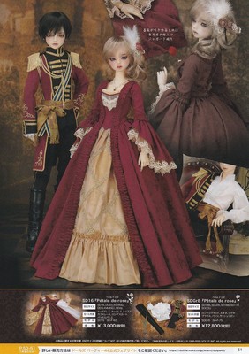 taobao agent Volks Tokyo DP44 Limited Rose petal series 16 female 17 male SD DD accessories BJD