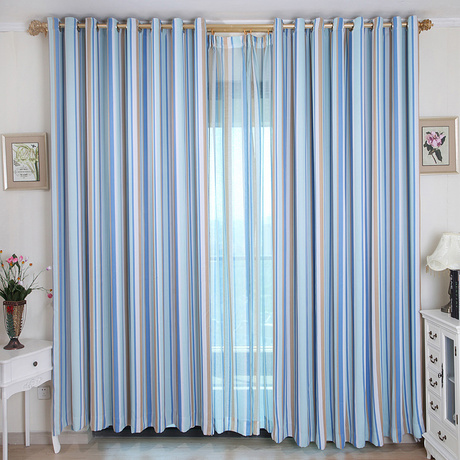 【卧室蓝色布帘】_卧室客厅布帘图片_客厅布帘价格_搭配分享 - 爱逛街