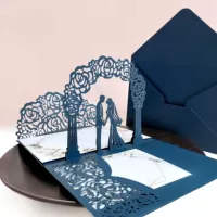 Blue Star Wait Card+Внутренняя страница+250 граммов уплотнения