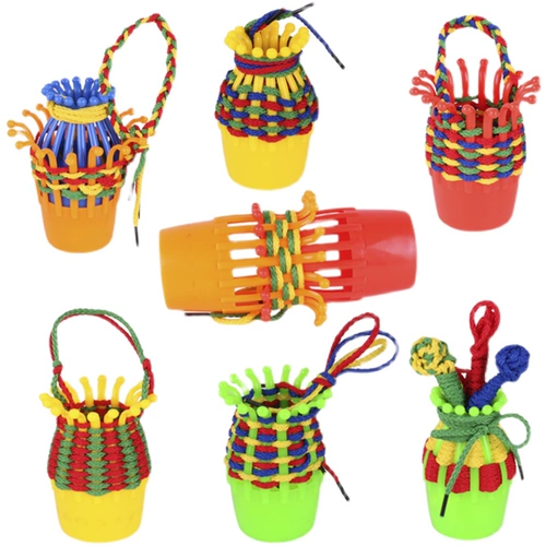 Детская плетеная настольная игра для детского сада, учебные пособия, подходит для подростков, DIY, раннее развитие