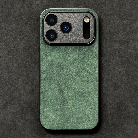 ALCANTARA Suede Microfiber 17, 17 Air, 17 Pro, 17 Pro Max iPhone Case