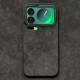 Meobkera Two-Tone Dark Green Black Textured Camera Screen Phone Case for Xiaomi 17