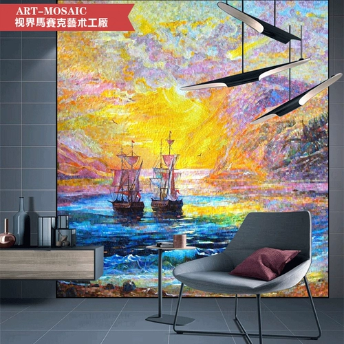 Индивидуальная индивидуальность современная простая искусство мозаика вырежьте плавувную фигуру