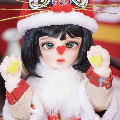 taobao agent Bjd female doll Wouyo Tiger Niu Niu 6 points full set of tiger New Year original genuine doll SD gift