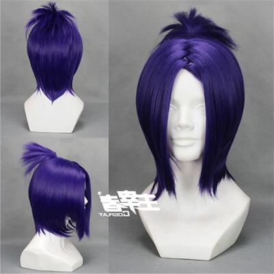 taobao agent Purple stylish wig, cosplay