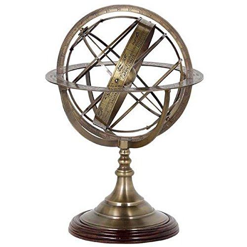 100% немецкий оригинал импорт ProPassione Eichholtz бронза Армиллярная сфера украшение 16/32cm