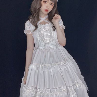 taobao agent Colored dress, Lolita style, Lolita OP