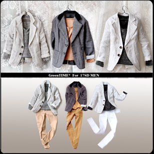taobao agent 【BJDP6】 ** Greentime ** 17SD three soft cotton casual suit