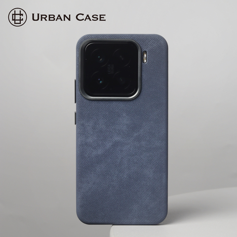 URBAN Brown Woven Leather Camera Housing for 15 Phone Case