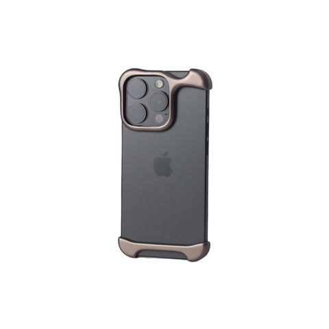 Urban Gold Frame Minimalist Black Accents iPhone Case