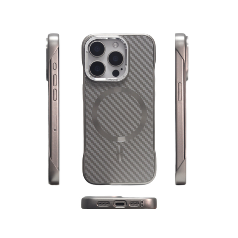 URBAN Carbon Fiber MagSafe Gray iPhone Case