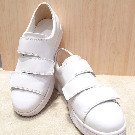 【汪大侠】百搭设计感魔术贴小白鞋情侣款·天使白